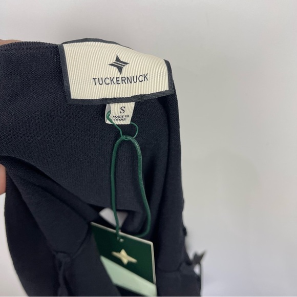 NEW Tuckernuck Nadia Halterneck Polo Shirt Black Sleeveless Size Small Preppy - Picture 7 of 9